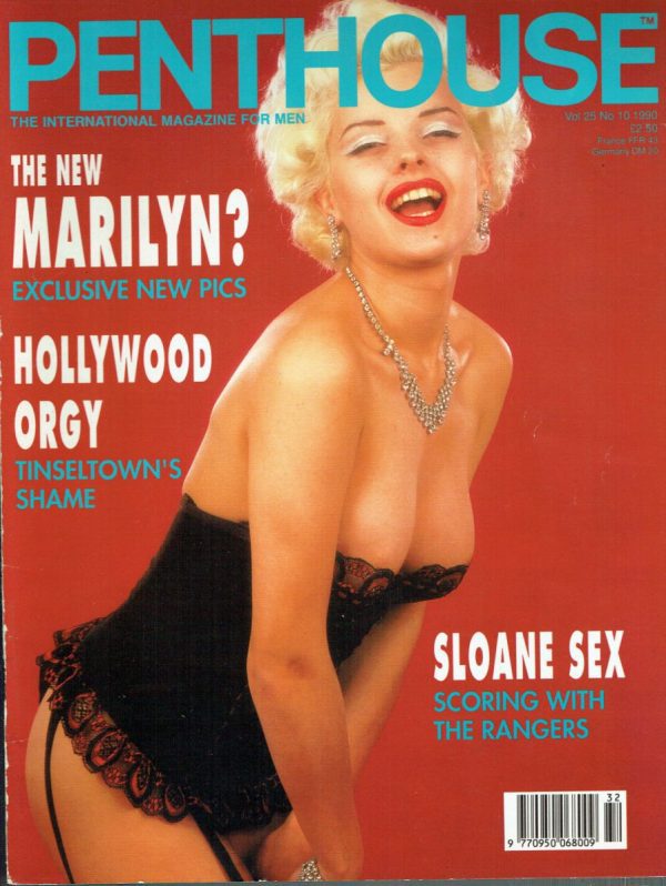 PENTHOUSE UK MAGAZINE VOL 25 NO 10 1990 STEPHANIE O'NEAL