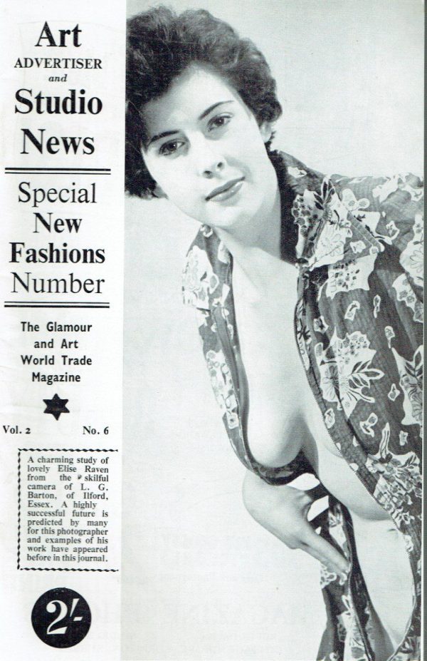 ART ADVERTISER AND STUDIO NEWS UK MAGAZINE VOL 2 NO 6 1957