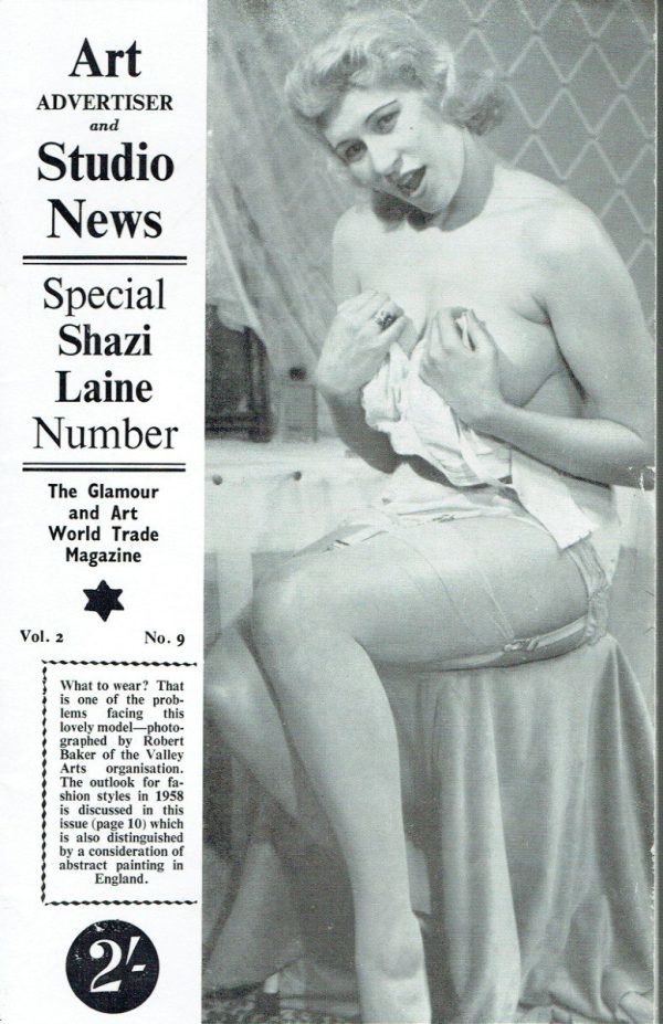 ART ADVERTISER AND STUDIO NEWS UK MAGAZINE VOL 2 NO 9 1958