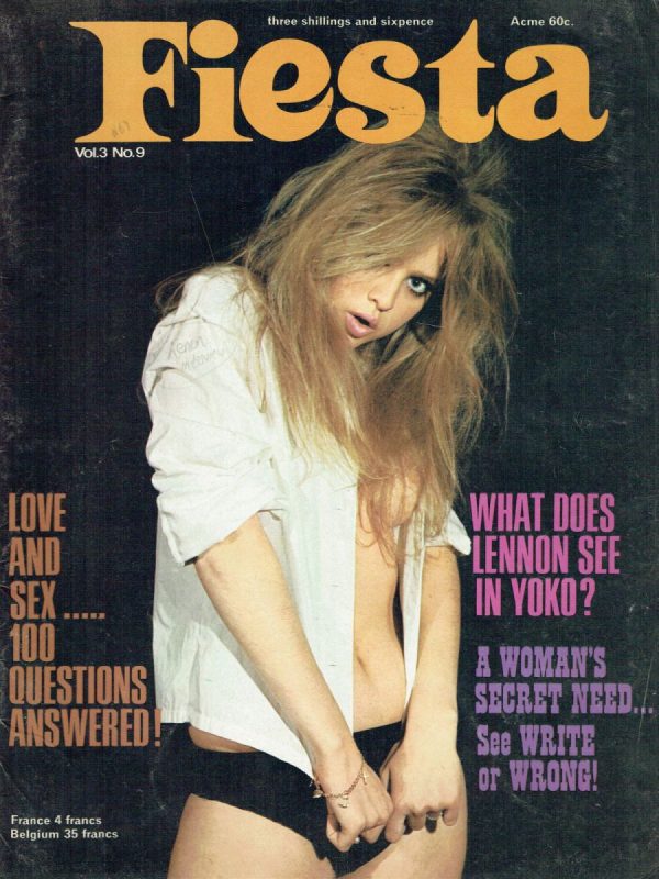 FIESTA UK MAGAZINE VOL 3 NO 9 1969 JOHN LENNON
