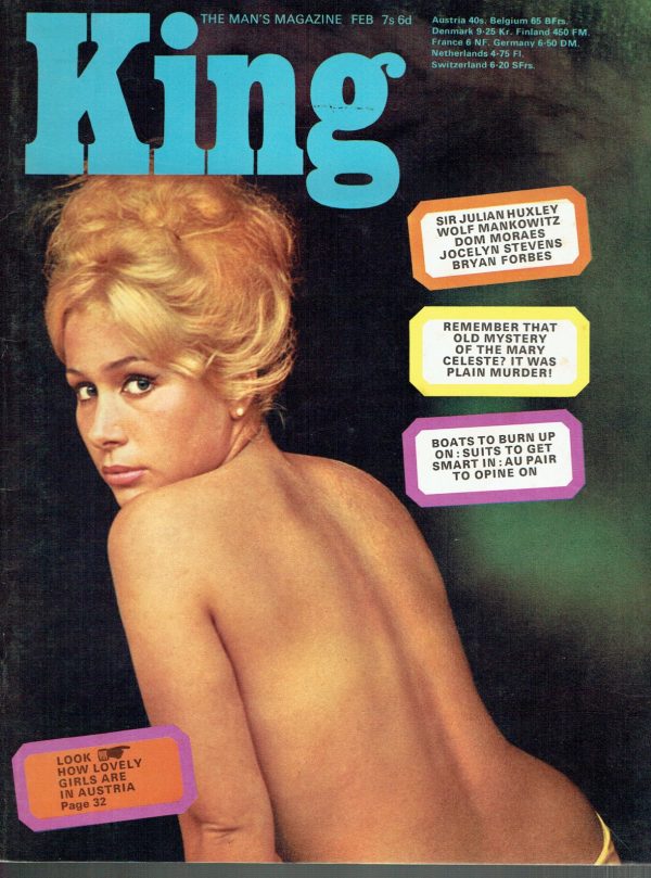 KING UK MAGAZINE VOL 2 NO 2 FEBRUARY 1966 PAULINE BENSON