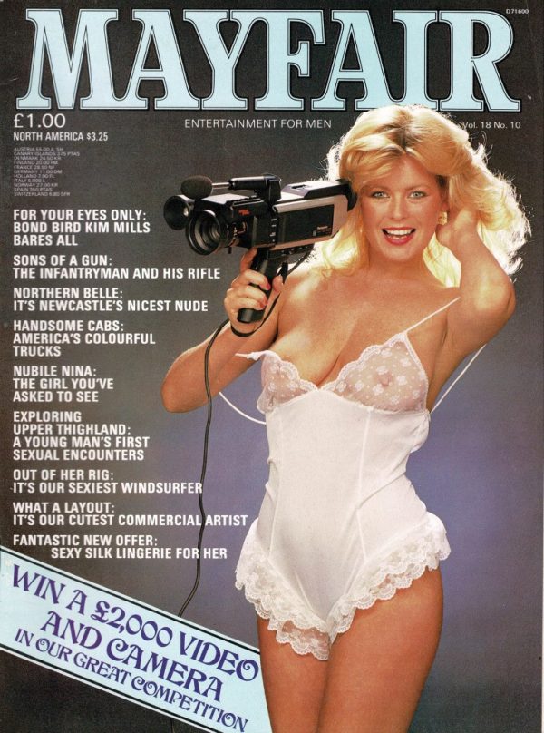 MAYFAIR UK MAGAZINE VOL  18 NO 10 1983 KIM MILLS