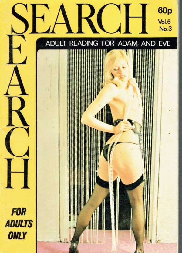 SEARCH VINTAGE ADULT UK MAGAZINE VOL 6 NO 3 1976