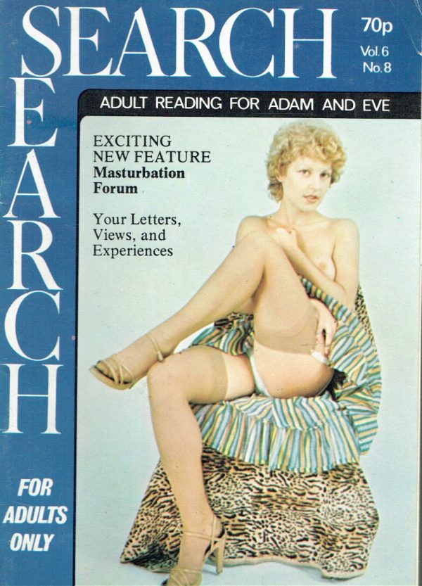SEARCH VINTAGE ADULT UK MAGAZINE VOL 6 NO 8 1976