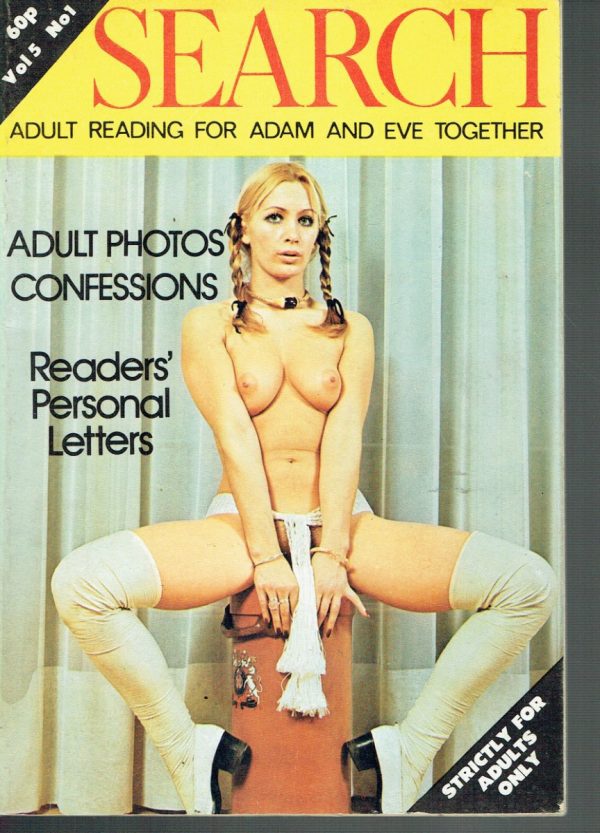 SEARCH VINTAGE ADULT UK MAGAZINE VOL 5 NO 1 1975