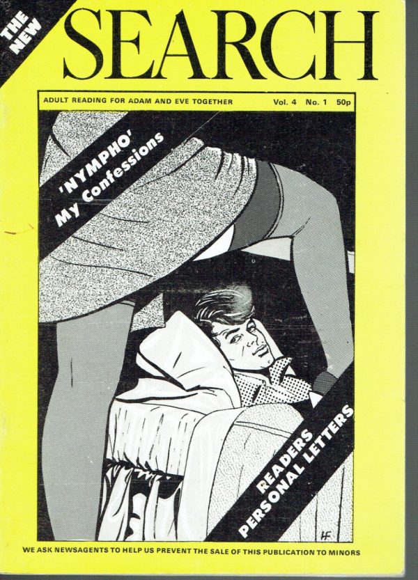 SEARCH VINTAGE ADULT UK MAGAZINE VOL 4 NO 1 1974