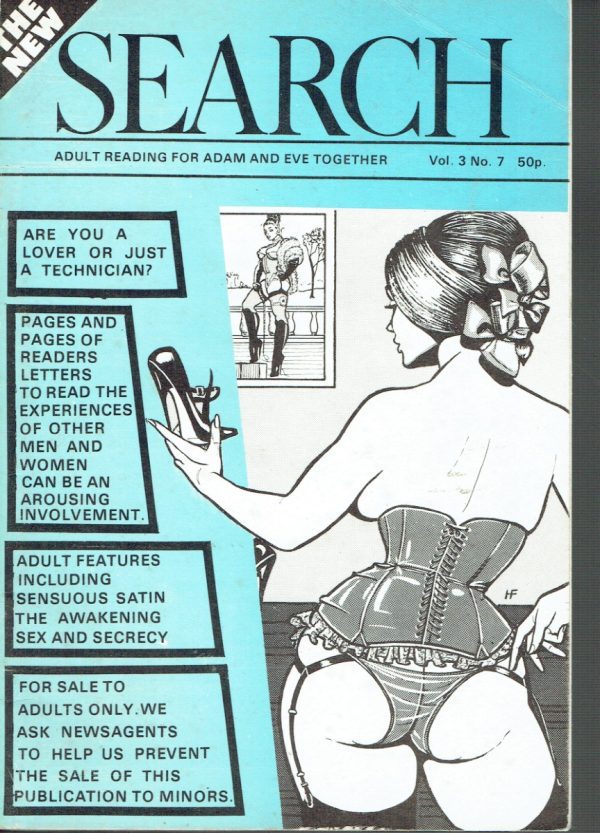 SEARCH VINTAGE ADULT UK MAGAZINE VOL 3 NO 7 1973