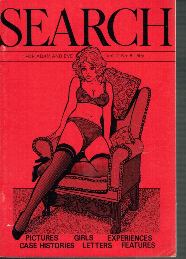 SEARCH VINTAGE ADULT UK MAGAZINE VOL 2 NO 8 1972