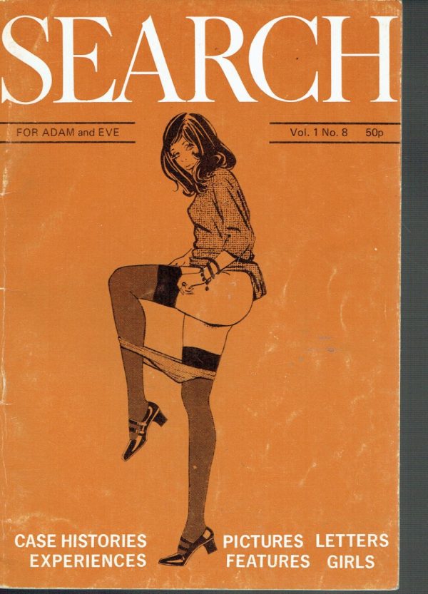 SEARCH VINTAGE ADULT UK MAGAZINE VOL 1 NO 8 1971  