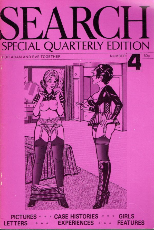 SEARCH VINTAGE ADULT UK MAGAZINE SPECIAL QUARTERLY EDITION NO 4 1970 ' S