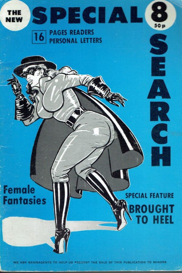 SEARCH VINTAGE ADULT UK MAGAZINE SPECIAL  VOL 2 NO 8 1973
