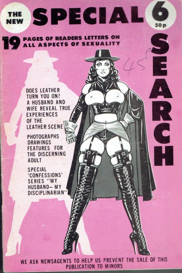 SEARCH VINTAGE ADULT UK MAGAZINE SPECIAL  VOL 2 NO 6 1973