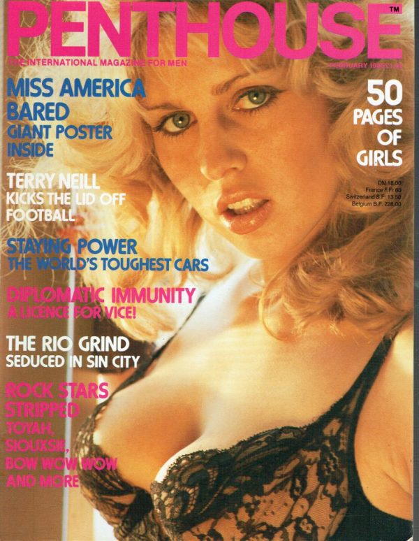 PENTHOUSE UK MAGAZINE VOL 20 NO 2 1985 ANITA JONES