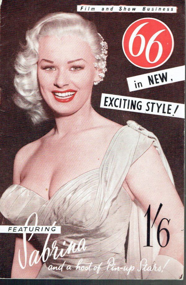 66 CELEBRITY MAGAZINE NO 24 OCTOBER 1957 SABRINA