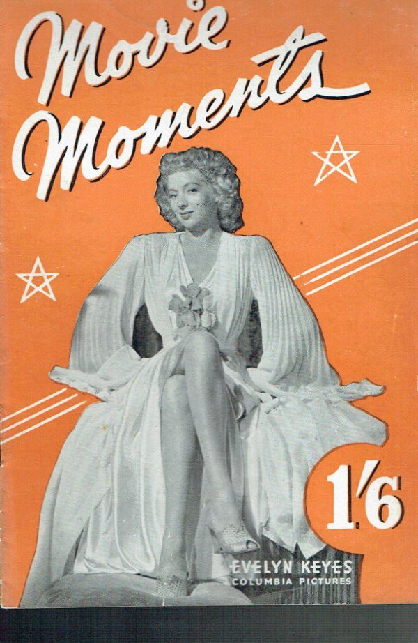 MOVIE MOMENTS UK MAGAZINE BOOKLET 1940 ' S  1950 ' S  EVELYN KEYES