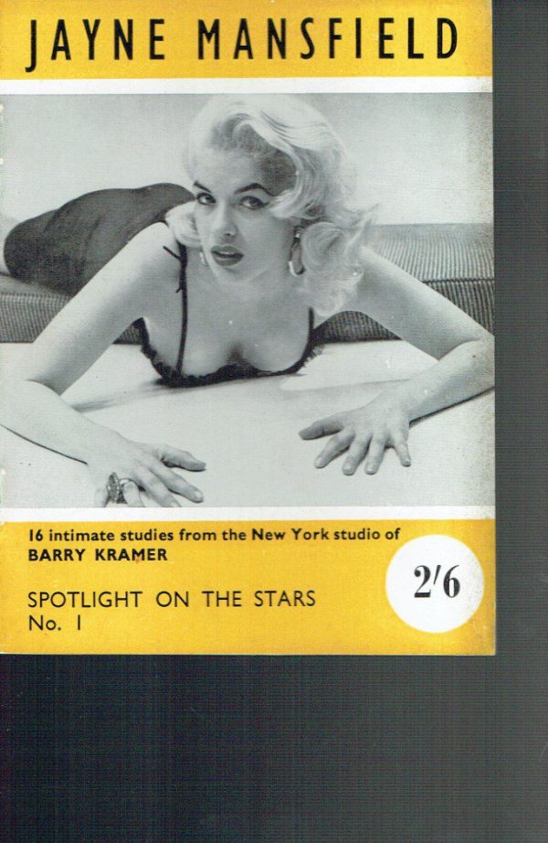 SPOTLIGHT ON THE STARS UK POCKET MAGAZINE NO 1 1950 ' S  JAYNE MANSFIELD