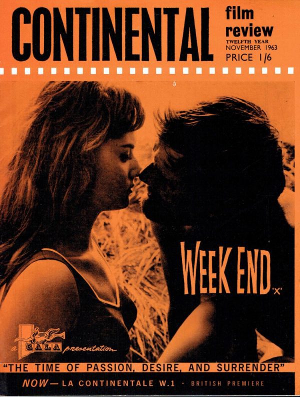 CONTINENTAL FILM REVIEW UK MAGAZINE NOVEMBER 1963 SHERRY YOUNG