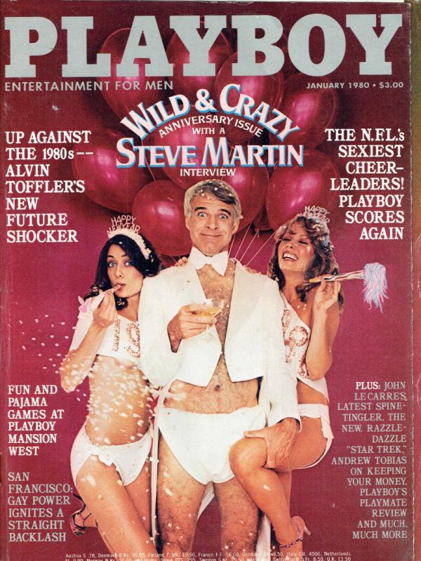 PLAYBOY US MAGAZINES JANUARY 190 STEVE MARTIN