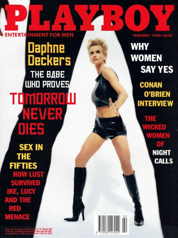 PLAYBOY US MAGAZINES FEBRUARY 1998 DAPHNE DECKERS
