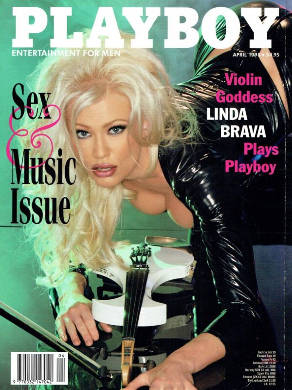 PLAYBOY US MAGAZINES APRIL 1998 LINDA BRAVA
