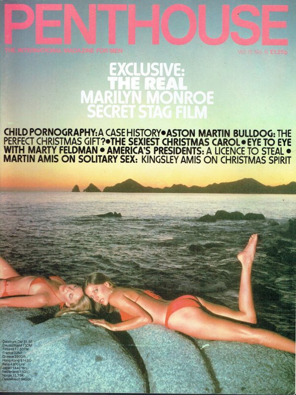 PENTHOUSE UK MAGAZINE VOL 15 NO 9 1980 MARILYN MONROE