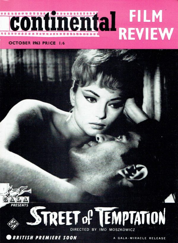 CONTINENTAL FILM REVIEW UK MAGAZINE OCTOBER 1963 GABRIELLA GIORGELLI 