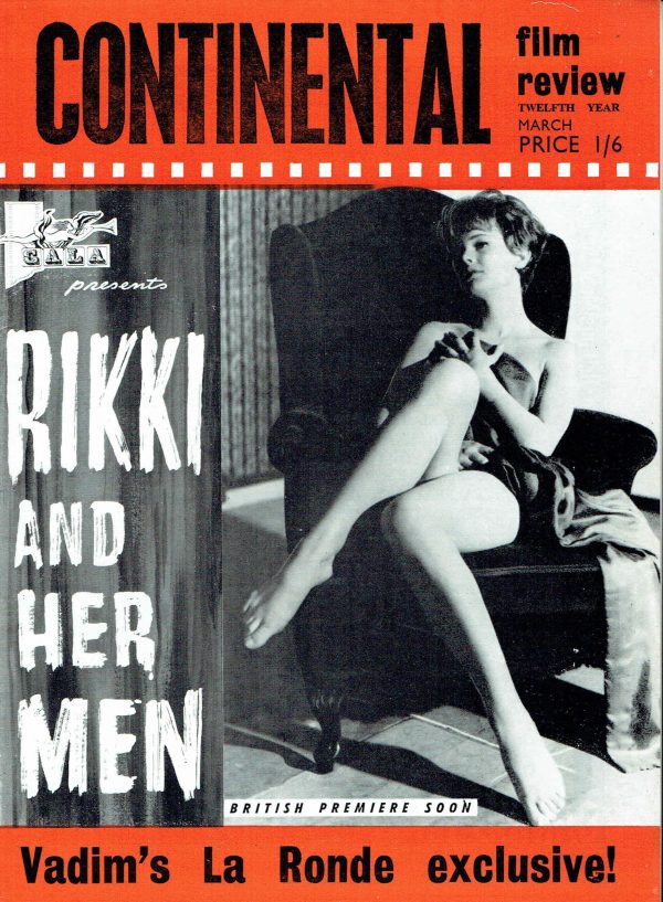 CONTINENTAL FILM REVIEW UK MAGAZINE MARCH 1964 SOPHIA LOREN