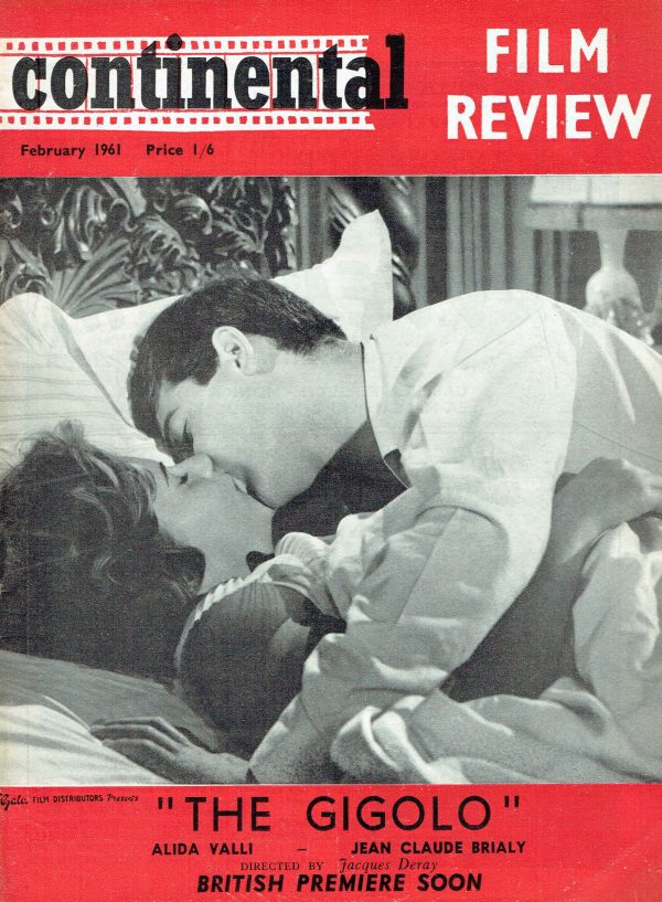 CONTINENTAL FILM REVIEW UK MAGAZINE FEBRUARY 1961 BRIGITTE BARDOT