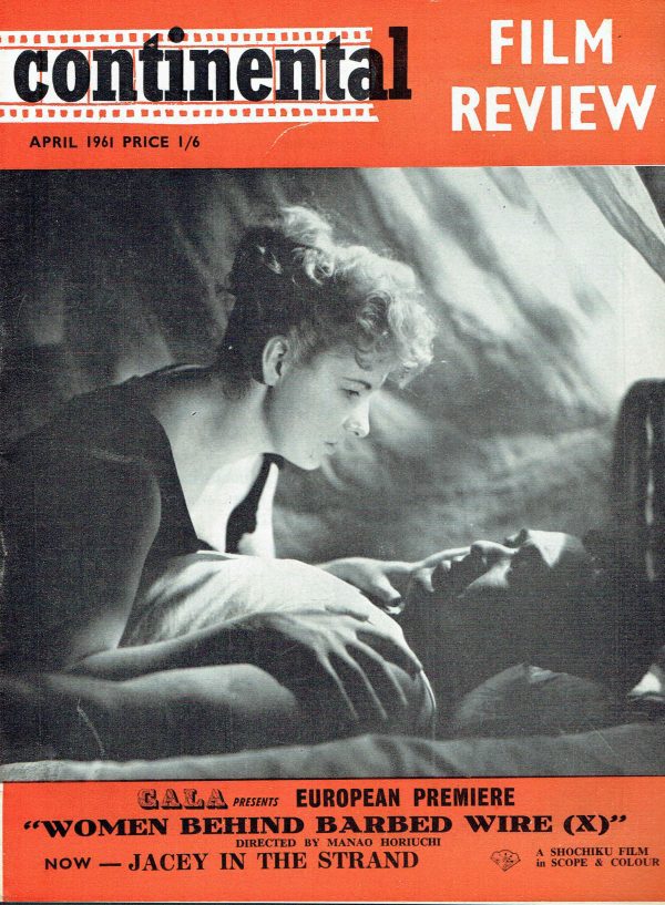 CONTINENTAL FILM REVIEW UK MAGAZINE APRIL 1961 ANNE MARIE DELOS