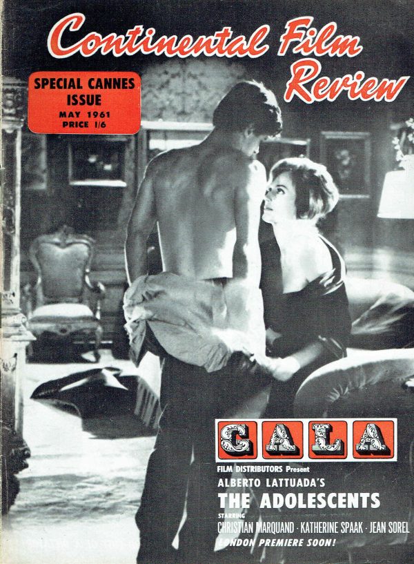 CONTINENTAL FILM REVIEW UK MAGAZINE MAY 1961 ANNA KARINA