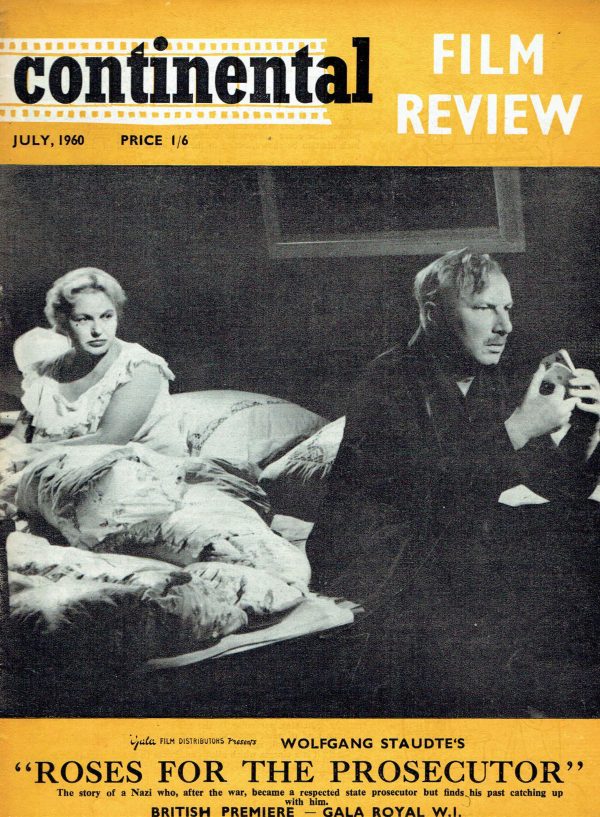 CONTINENTAL FILM REVIEW UK MAGAZINE JULY 1960 DANIELLA ROCCO