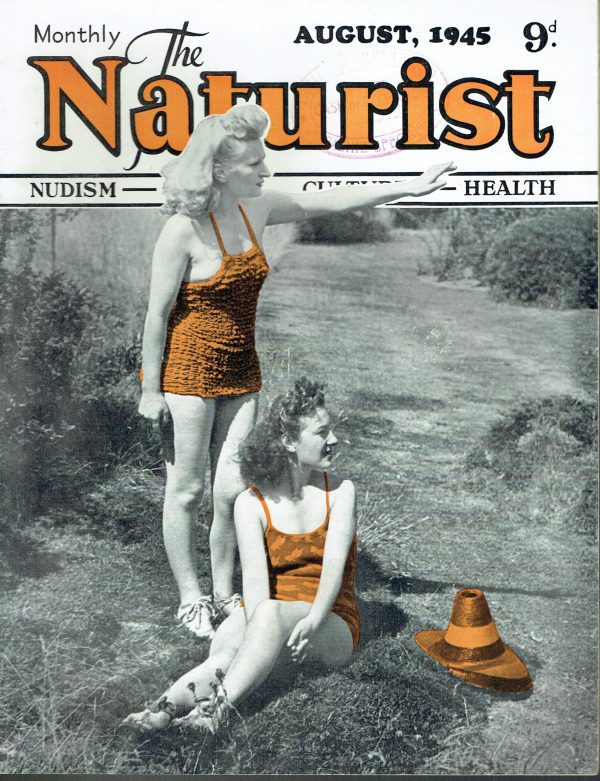 THE NATURIST MONTHLY AUGUST 1945 NUDISM HEALTH Vintage and Modern Magazines