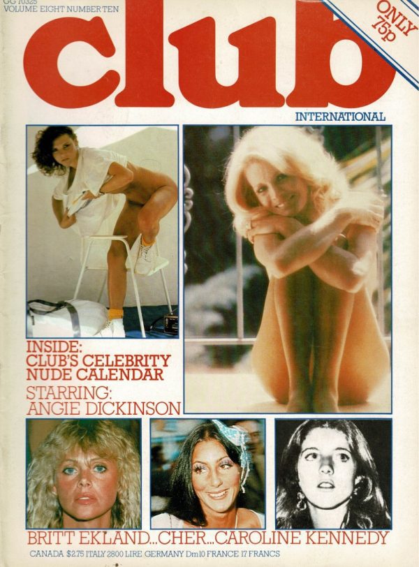 CLUB INTERNATIONAL VOL 8 NO 10 1979 BRITT EKLAND