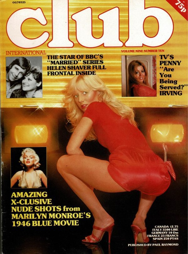CLUB INTERNATIONAL VOL 9 NO 10 1980 HELEN SHAVER