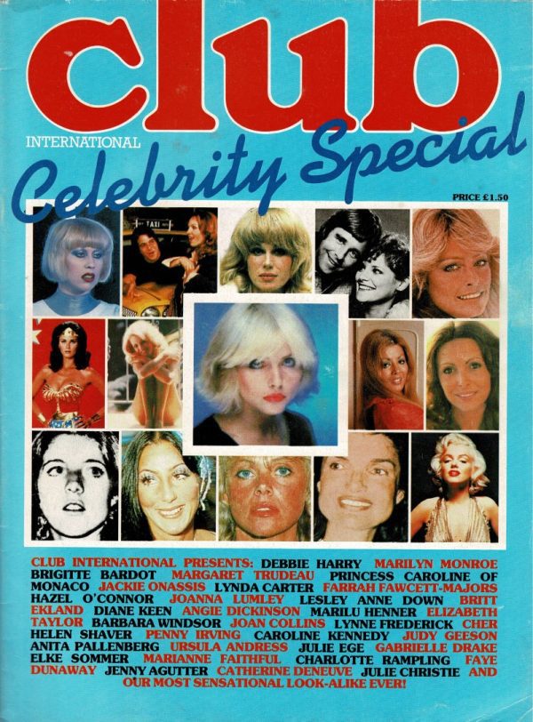 CLUB INTERNATIONAL CELEBRITY SPECIAL 198? ANGIE DICKINSON