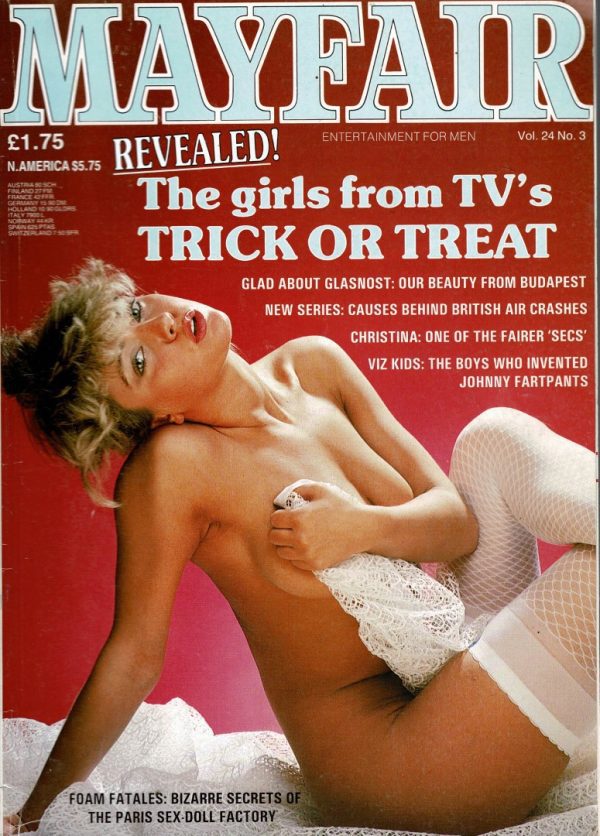 MAYFAIR UK MAGAZINE VOL 24 NO 3 1989 ILDIKO PETRA