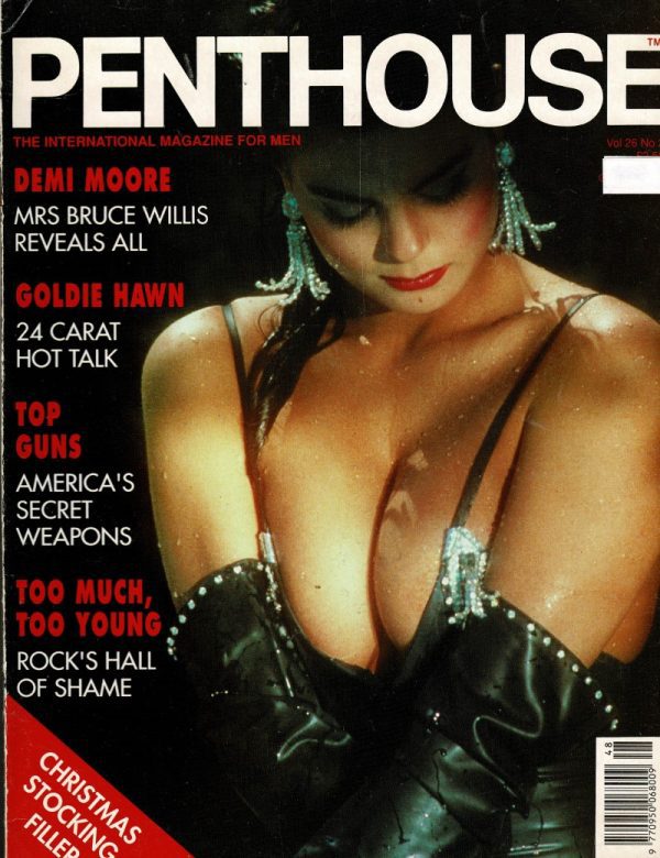 PENTHOUSE UK MAGAZINE  VOL 26 NO 2 1990 DEMI MOORE