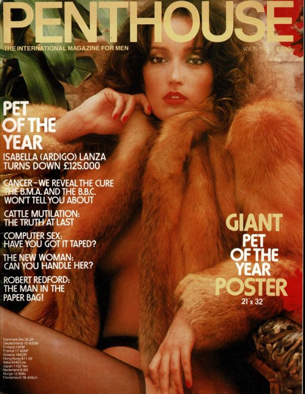 PENTHOUSE UK ADULT MAGAZINE  VOL 15 NO 11 1981 AVA MONET