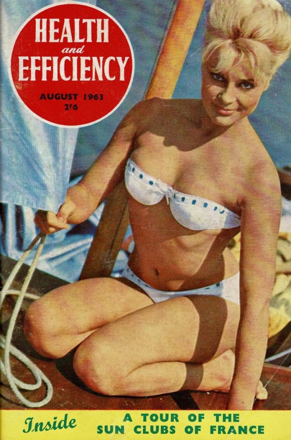 HEALTH AND EFFICIENCY NATURIST UK MAGAZINE AUGUST 1963