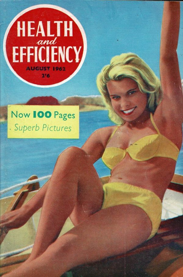 HEALTH AND EFFICIENCY NATURIST UK MAGAZINE AUGUST 1962