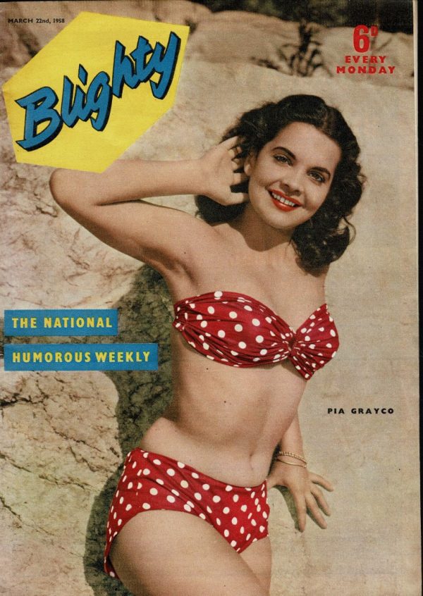 BLIGHTY UK MAGAZINE MARCH 22ND 1958 JACKIE DENNIS