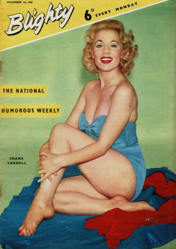 BLIGHTY UK MAGAZINE DECEMBER 1ST 1956 FESS PARKER