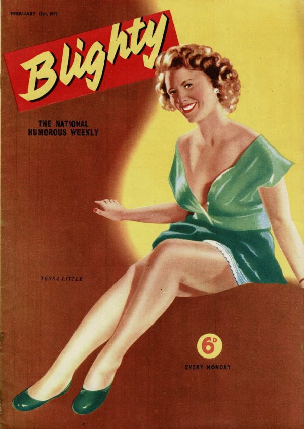 BLIGHTY UK MAGAZINE  FEBRUARY 12TH 1955 SHEREE NORTH
