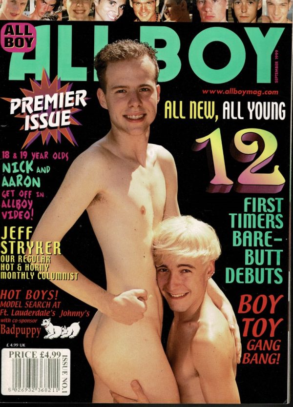ALLBOY US MAGAZINE JULY 1999 GAY MAGAZINE