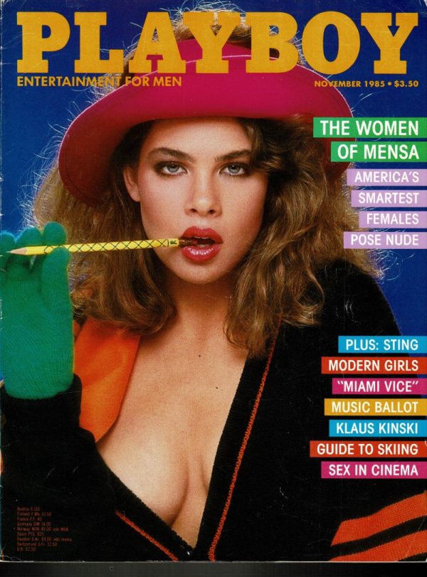 PLAYBOY MONTHLY US MAGAZINE NOVEMBER 1985 Teri Weigel