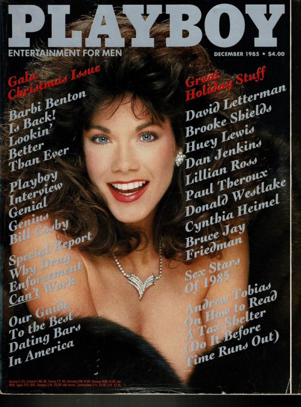 PLAYBOY MONTHLY US MAGAZINE DECEMBER 1985 Barbi Benton