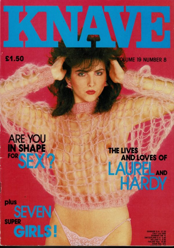 KNAVE UK MAGAZINE VOL 19 NO 8 1987