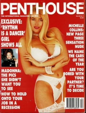 PENTHOUSE UK MAGAZINE VOL 28 NO 5 1992