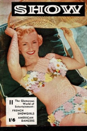 SHOW POCKET GLAMOUR MAGAZINE UK NO 11 1950 ' S