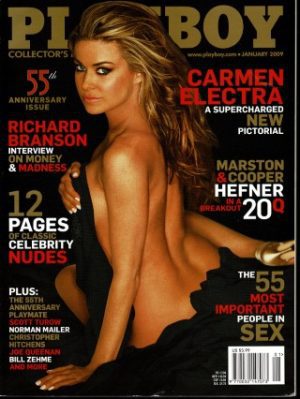 PLAYBOY MONTHLY MAGAZINE US  JANUARY 2009